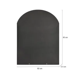 Accessorio riscaldamento Andreis, 90x100 h1 cm, Nero