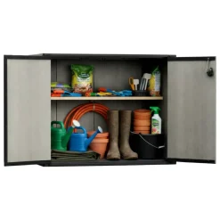 Armadio da terrazzo grigio 139x120h cm - Kindersley