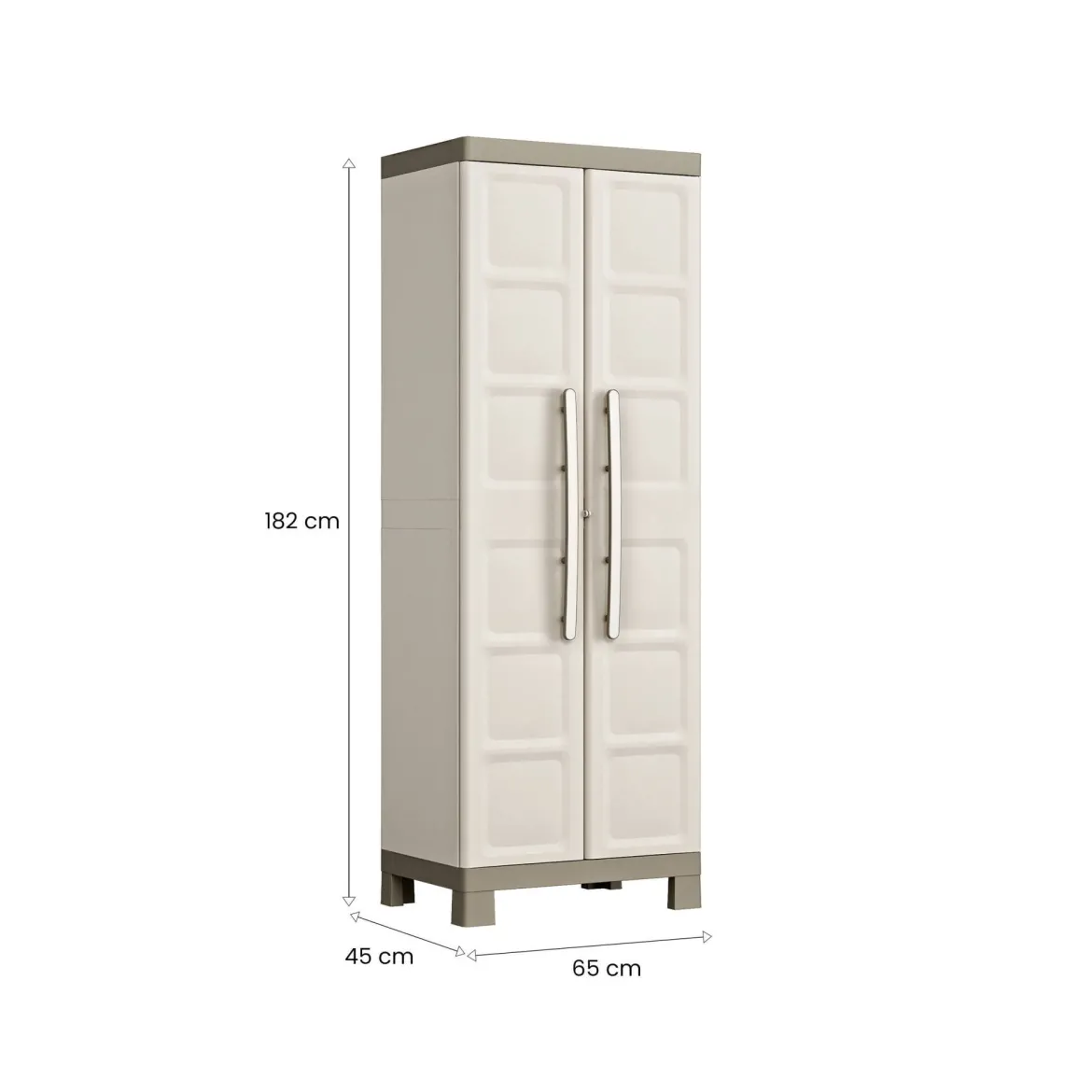 Armadio esterno alto sabbia 65x182h cm - Strathmore