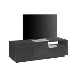Base TV ardesia 162x44x46h cm 4 ante e 1 cassetto - Acix