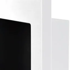 Camino a Bioetanolo Bianco Capacità 0.75 lt Superficie Riscaldabile 25 90x12x40h cm, Potenza (kw) 2.5 - Seulo