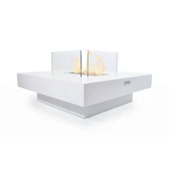 Camino a bioetanolo da tavolo 70x70x36h cm nero - Alife