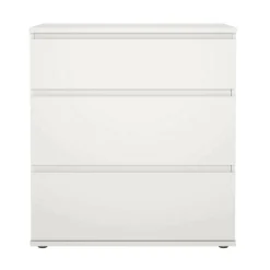 Cassettiera 3 cassetti bianca 77x70h cm - Artic