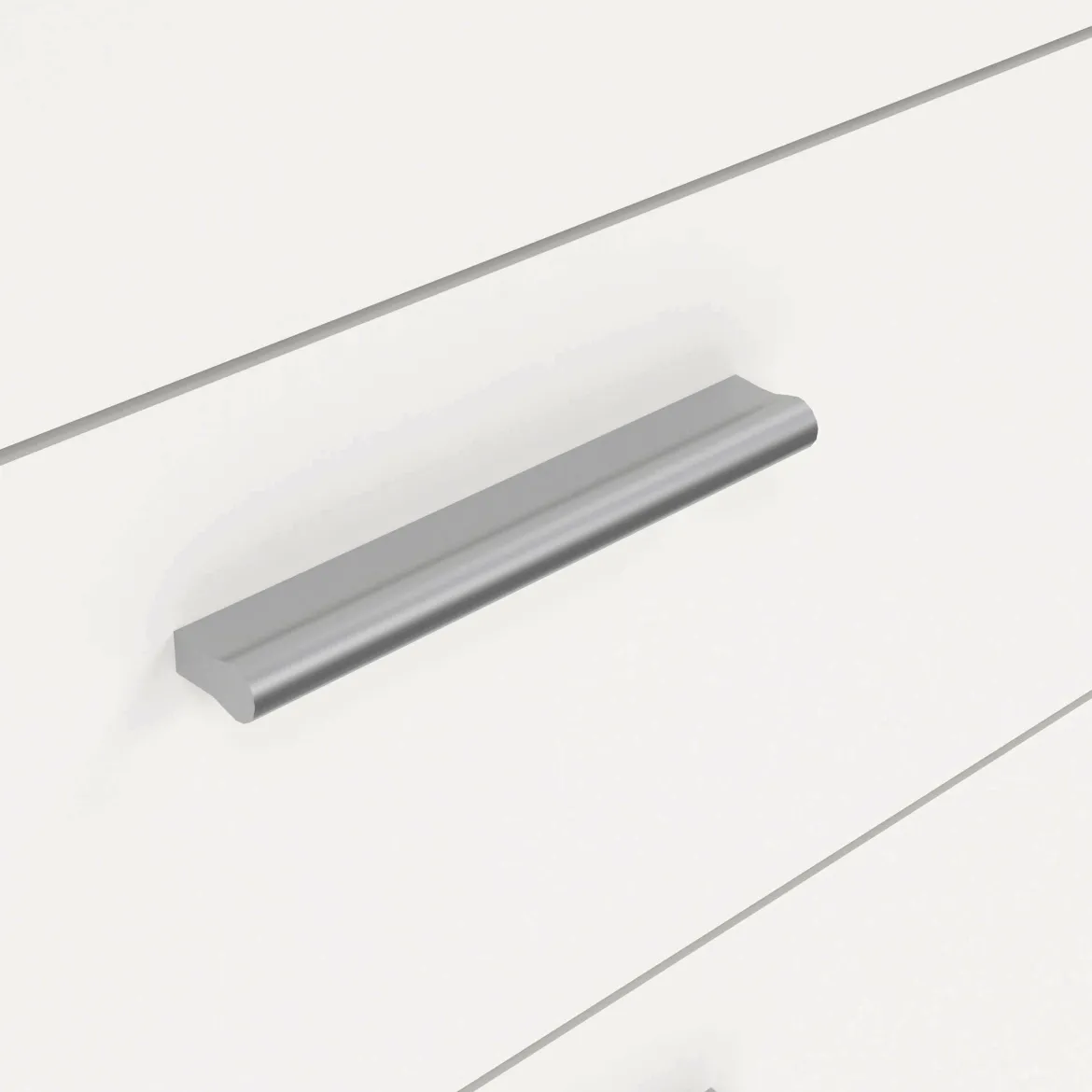 Cassettiera in legno bianca 70x82h cm - Aramis