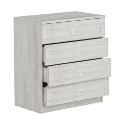 Cassettiera in legno bianca 72x77h cm - Gardo