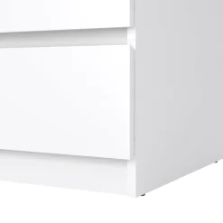 Cassettiera moderna bianca lucida 77x70h cm - Artic