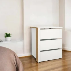 Cassettiera moderna bianca 60x57h cm - Antar