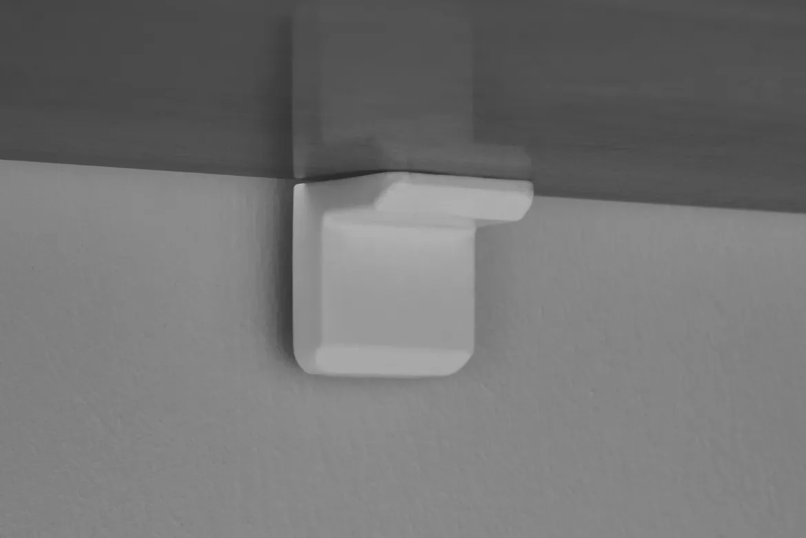 Consolle Bianco Marmo un Ripiano Peso Supportato 25 kg 150x35x75h cm, Colore Ripiano Bianco - Cercino