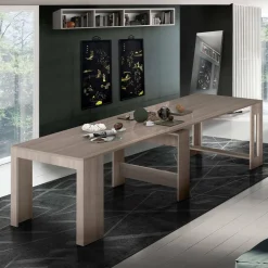 Consolle estensibile 4-12 posti rovere nodi - Alej