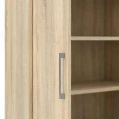 Credenza alta quercia 89x40x221h cm 2 ante - Valsesia