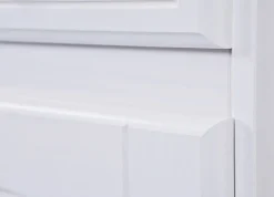 Credenza Bianco 2 Cassetti un Ripiano 88x43x87h cm, Apertura Battente - Pallare