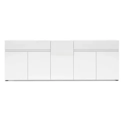 Credenza bianco lucida 79x43x86h cm 2 ante - Amento