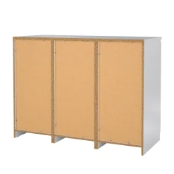 Credenza bianco lucida 121x38x86h cm 2 ante - Acab