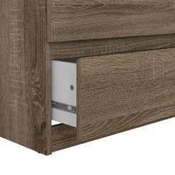 Credenza rovere 153x50x70h cm 6 cassetti - Abacadabra