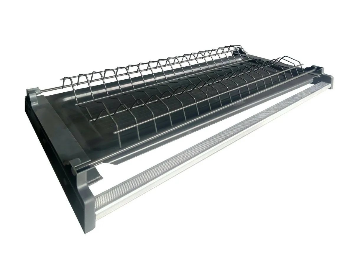 Cucina Grigio Ardesia Grigio Ardesia un Cassetto 19 Ripiani, Modulabile Made in Italy - Attiko