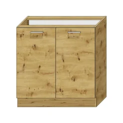 Cucina Marrone Rovere Nodi Modulabile un Cassetto, un Ripiano - Urzulei