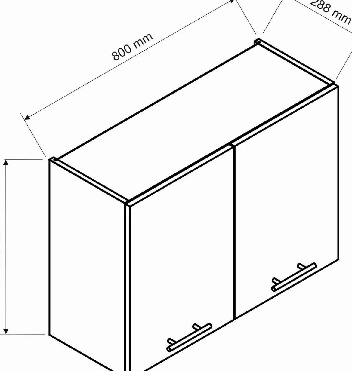 Cucina Nero Antracite Modulabile un Cassetto, un Ripiano - Miogli
