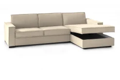 Divano angolare beige 280x95x90h cm - Ametrino