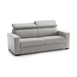 Divano con braccioli grigio 180x95x85h cm - Nukualofa