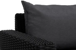 Divano da esterno Roberval, 141x68 h72 cm, Antracite