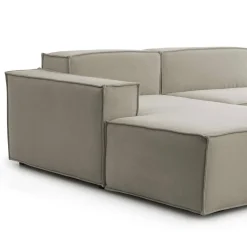 Divano design tortora 300x170x70h cm - Ananas