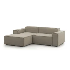 Divano design tortora 300x170x70h cm - Ananas