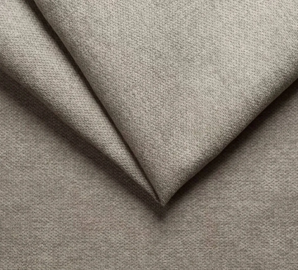 Divano Fisso 3 Posti Grigio Tortora Sfoderabile Lavabile 220x95 cm, Braccioli Made in Italy - Ozegna