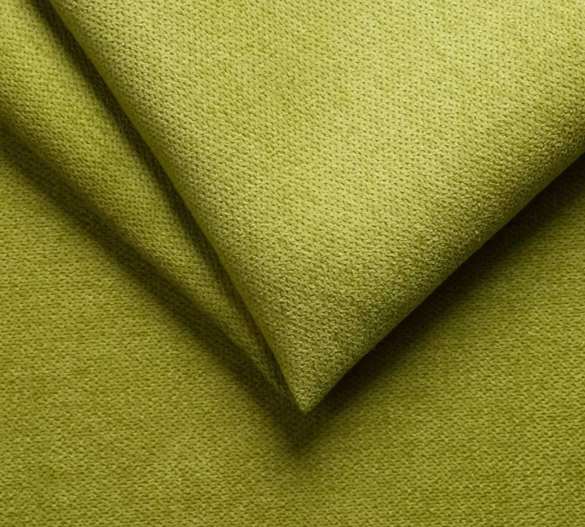 Divano Fisso 3 Posti Verde Sfoderabile Lavabile 200x95 cm, Braccioli Made in Italy - Severo