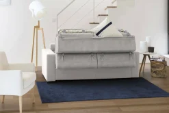Divano letto compatto grigio e antracite 180x95cm - Asimi