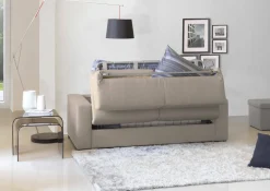 Divano letto compatto tortora 280x95cm - Allevatore