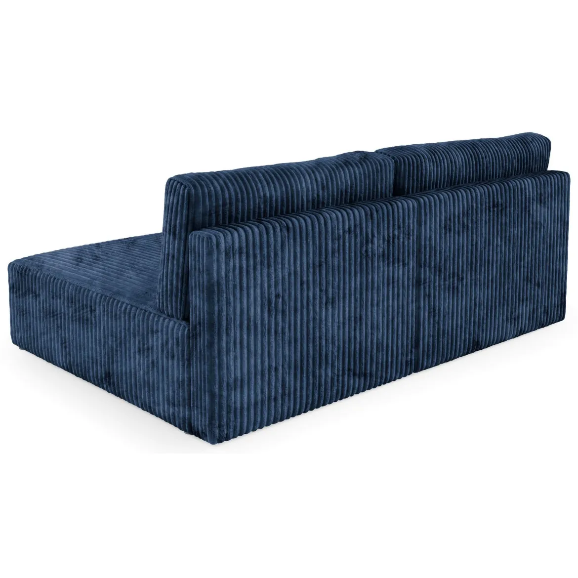 Divano Letto con Penisola blu Contenitore Cuscini Sfoderabili 210x149 cm, Reclinabile - Pergola