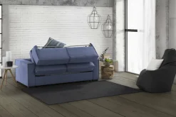 Divano letto contenitore blu 200x95cm - Algo
