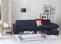 Divano letto contenitore blu 260x95cm - Allegria
