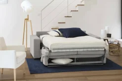 Divano letto contenitore grigio 200x95cm - Adalberto