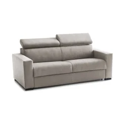 Divano letto contenitore tortora 260x95cm - Alibella