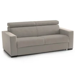 Divano letto contenitore tortora 260x95cm - Alibella