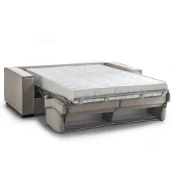 Divano letto due piazze tortora 220x95cm - Asteroide