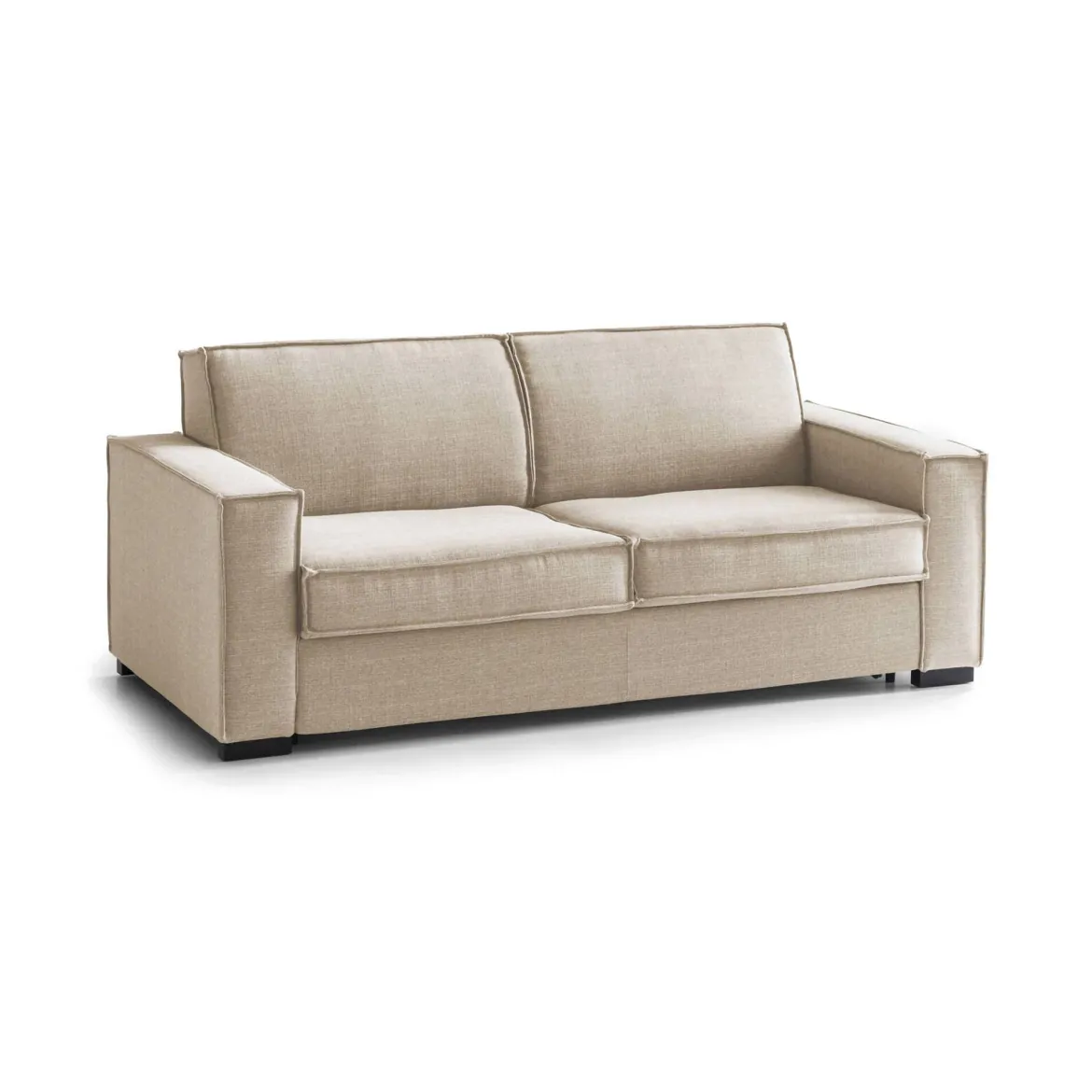 Divano letto indeformabile beige 200x95cm - Amapola
