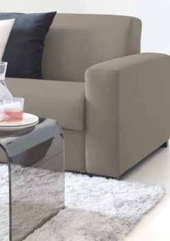 Divano letto moderno tortora 160x95cm - Alcatraz