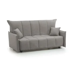 Divano letto per ospiti grigio 150x90cm - Alaric