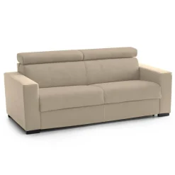 Divano letto 2 piazze beige 200x100cm - Adalberto