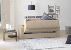 Divano letto 2 posti beige 160x95cm - Alcatraz