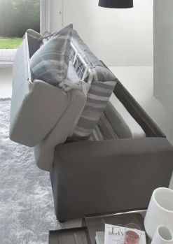 Divano letto 2 posti grigio e antracite 200x95cm - Andymion