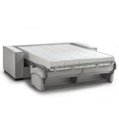 Divano letto 3 posti grigio 220x95cm - Asteroide