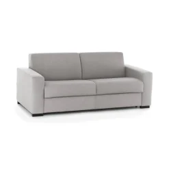 Divano letto reclinabile grigio cenere 133x78cm - Calvin