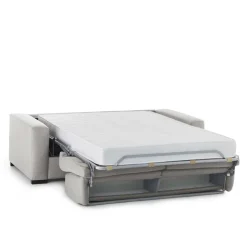 Divano letto reclinabile grigio 220x95cm - Estia