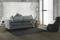 Divano letto sfoderabile grigio 260x95cm - Afar