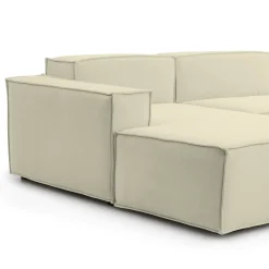 Divano modulare beige 340x170x70h cm - Atrillo