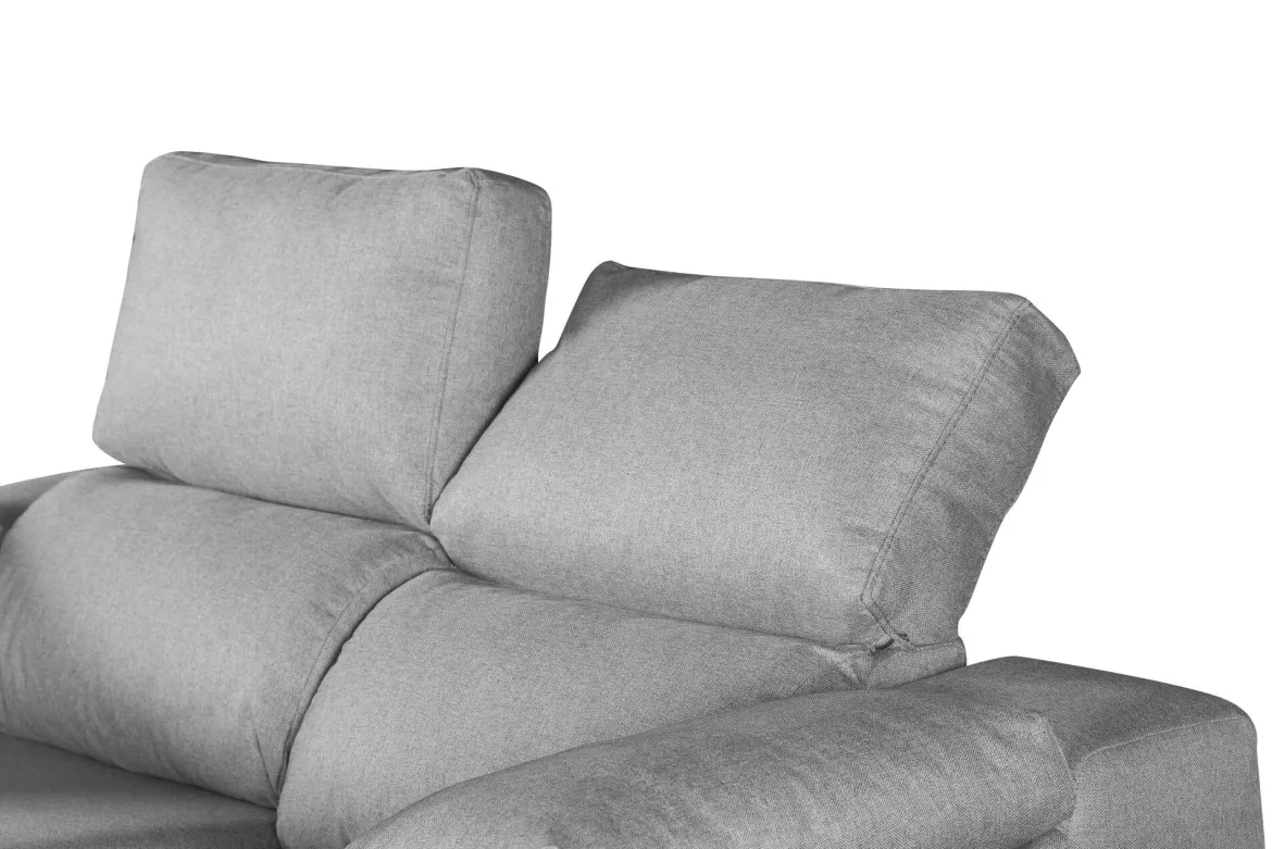 Divano 2 posti grigio 160x100x100h cm - Astrice