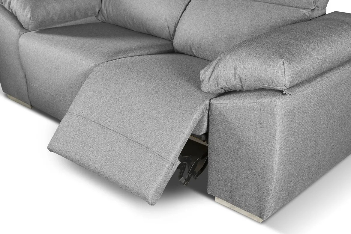 Divano 2 posti grigio 160x100x100h cm - Astrice